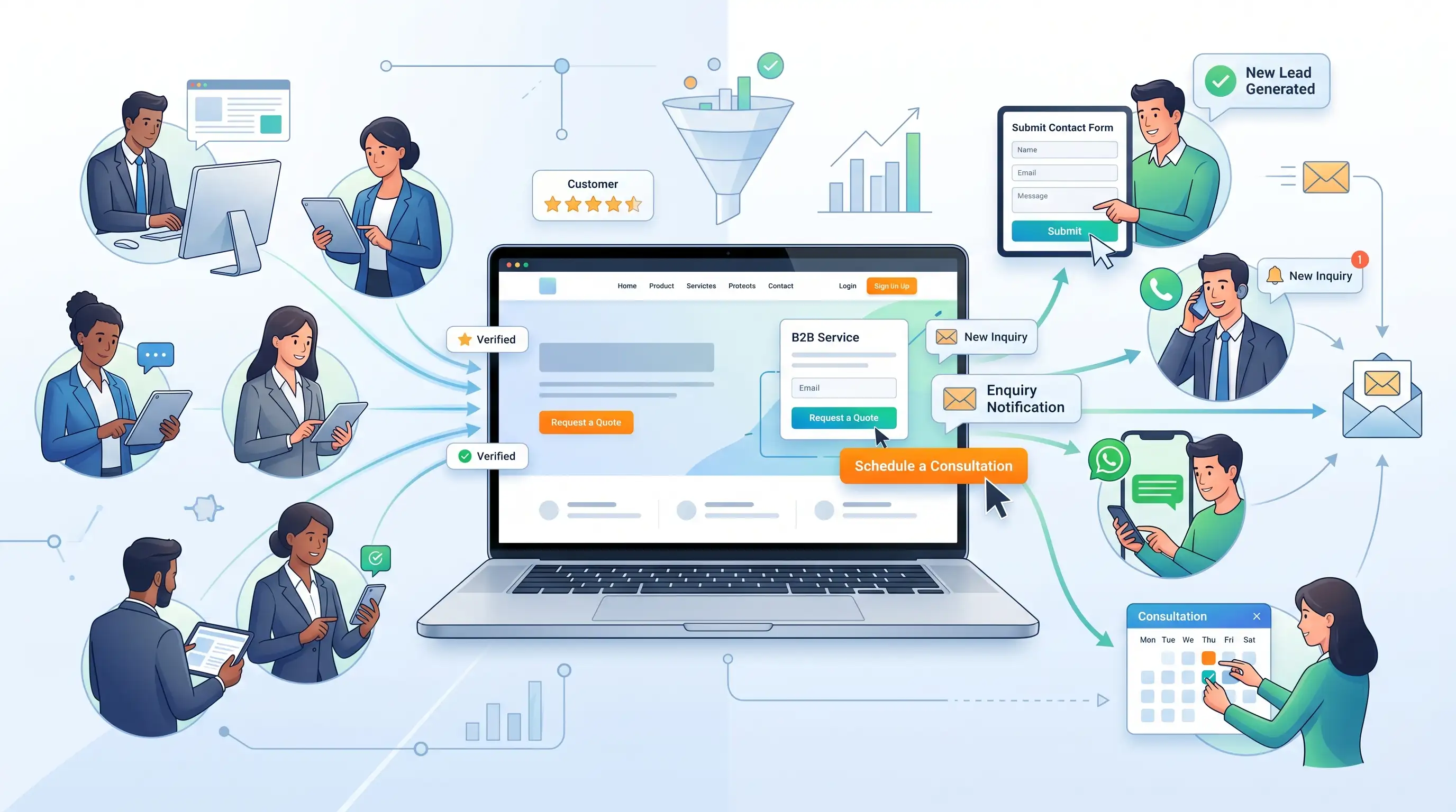 How to Turn Website Visitors Into Enquiries