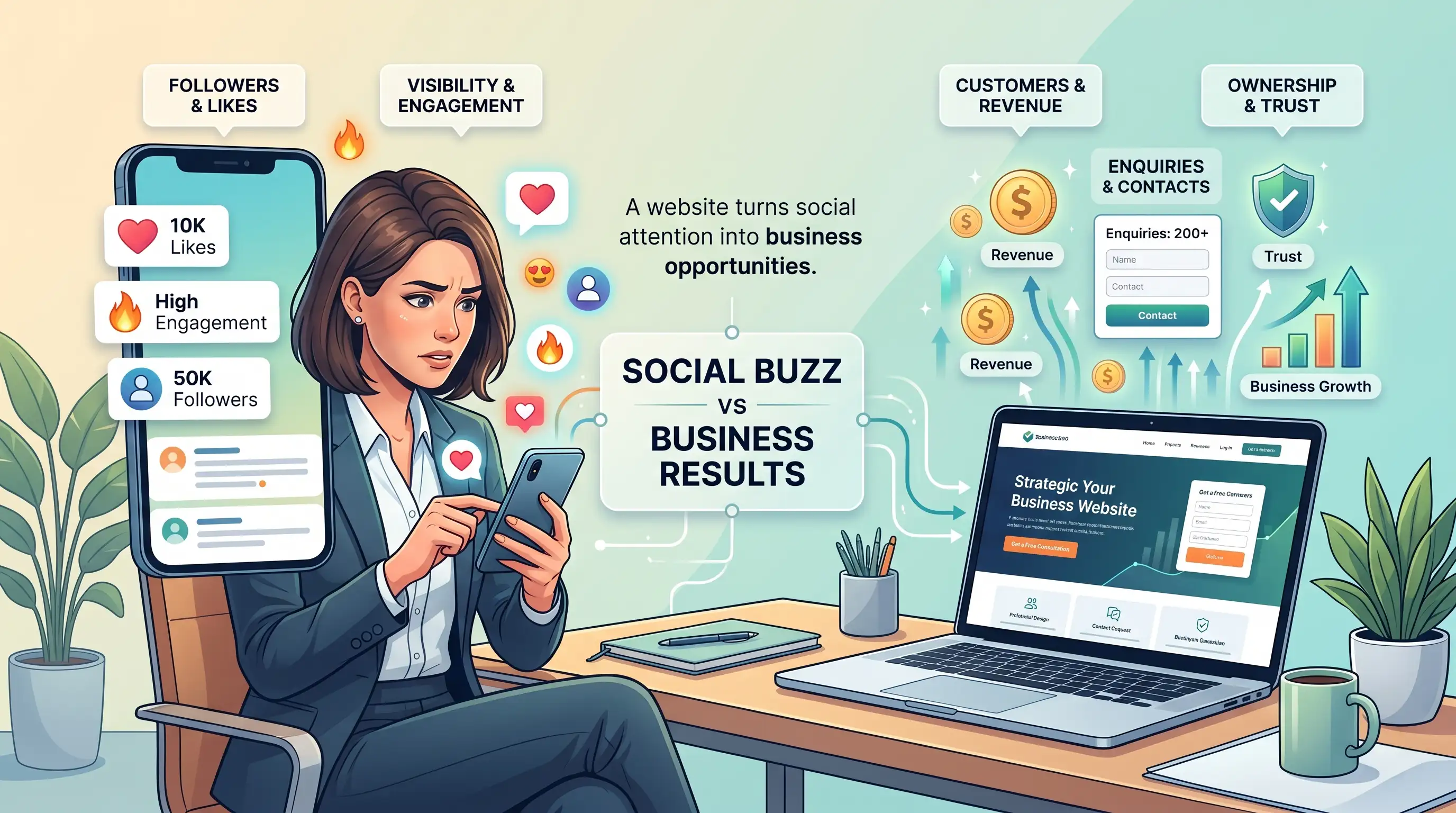Why Social Media Alone Is Not Enough for Business