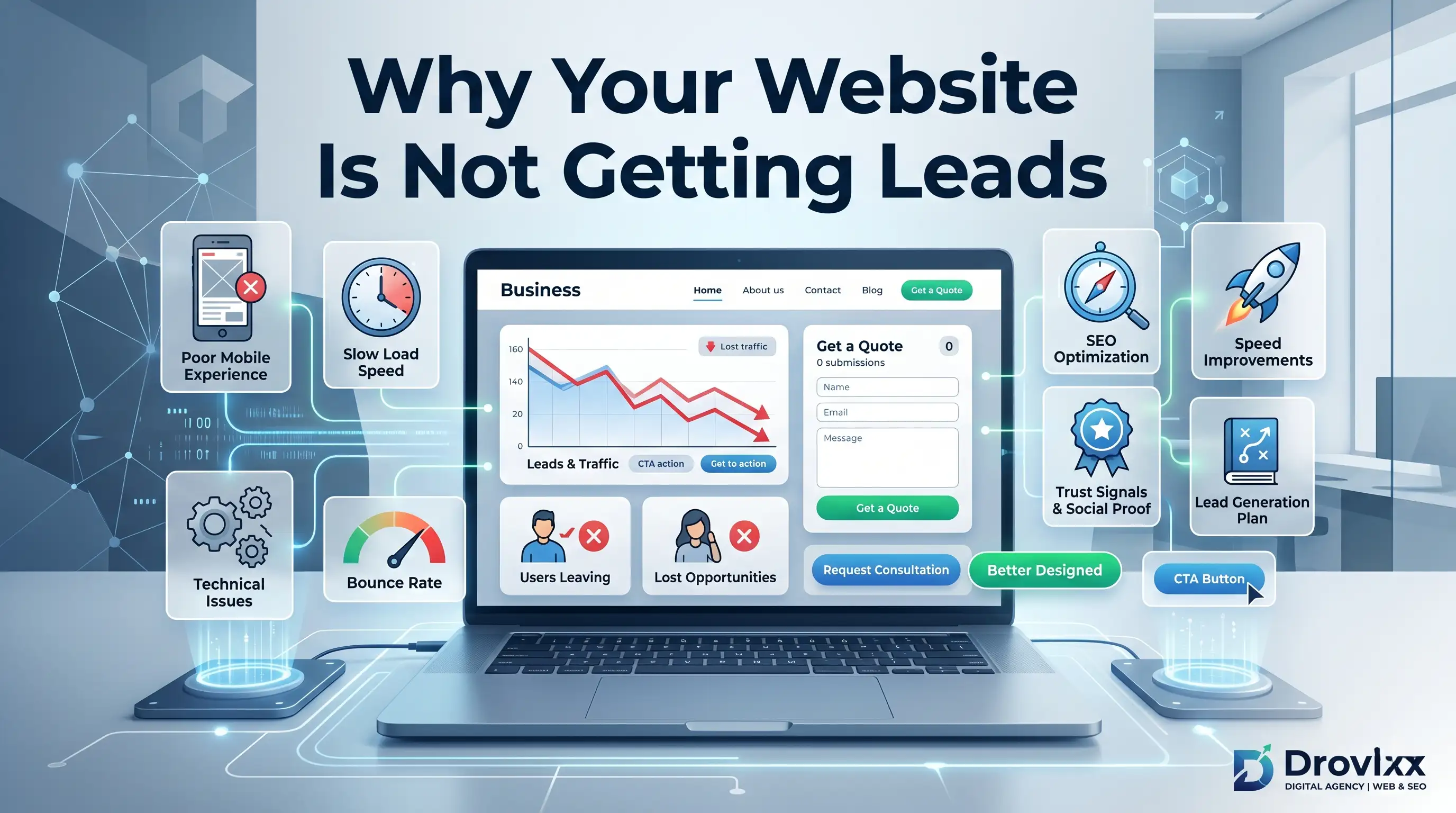 Why Your Website Is Not Getting Leads