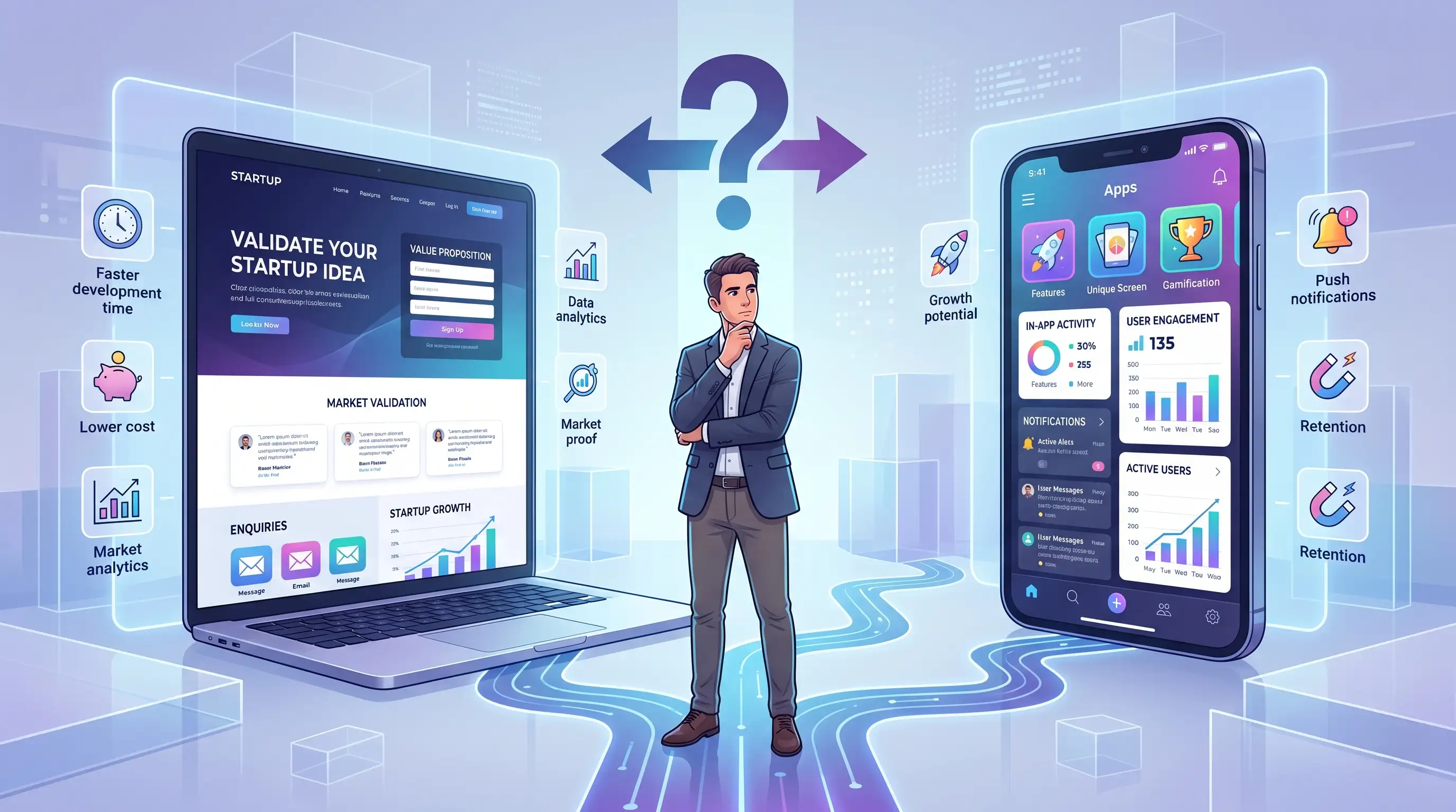 Website First or App First for Startups?