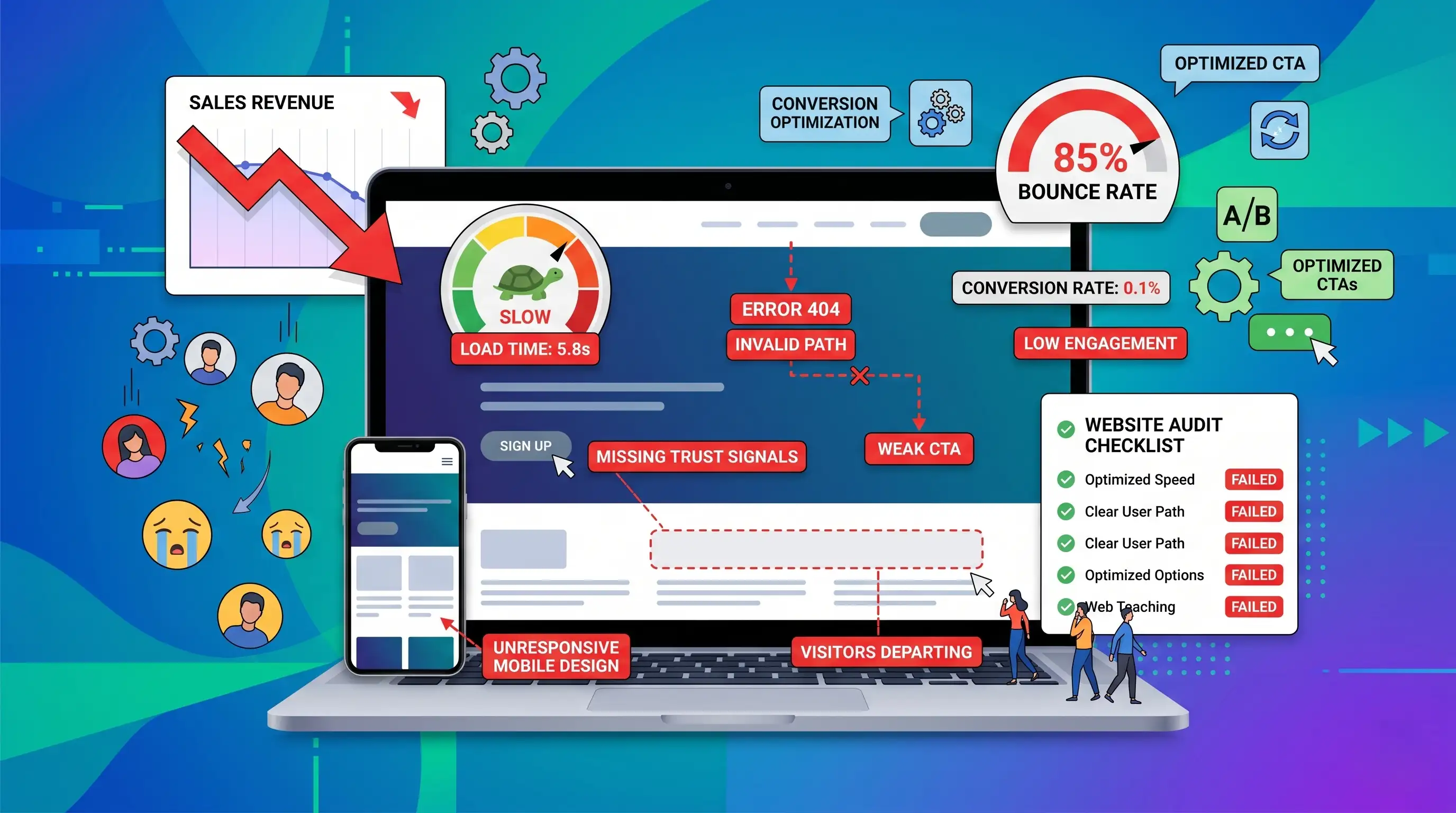 7 Website Mistakes That Reduce Sales