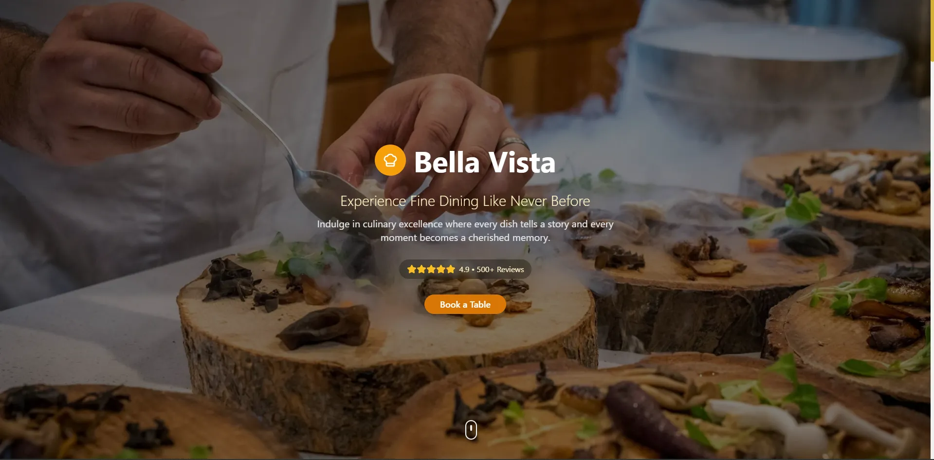 Restaurant Landing Page