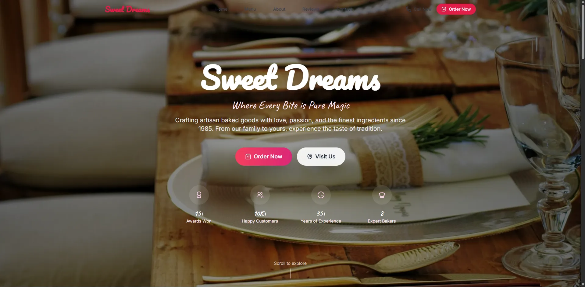 Bakery Website