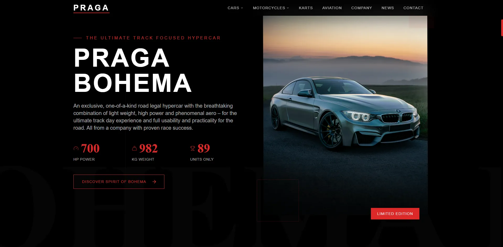 Car Brand Website Demo