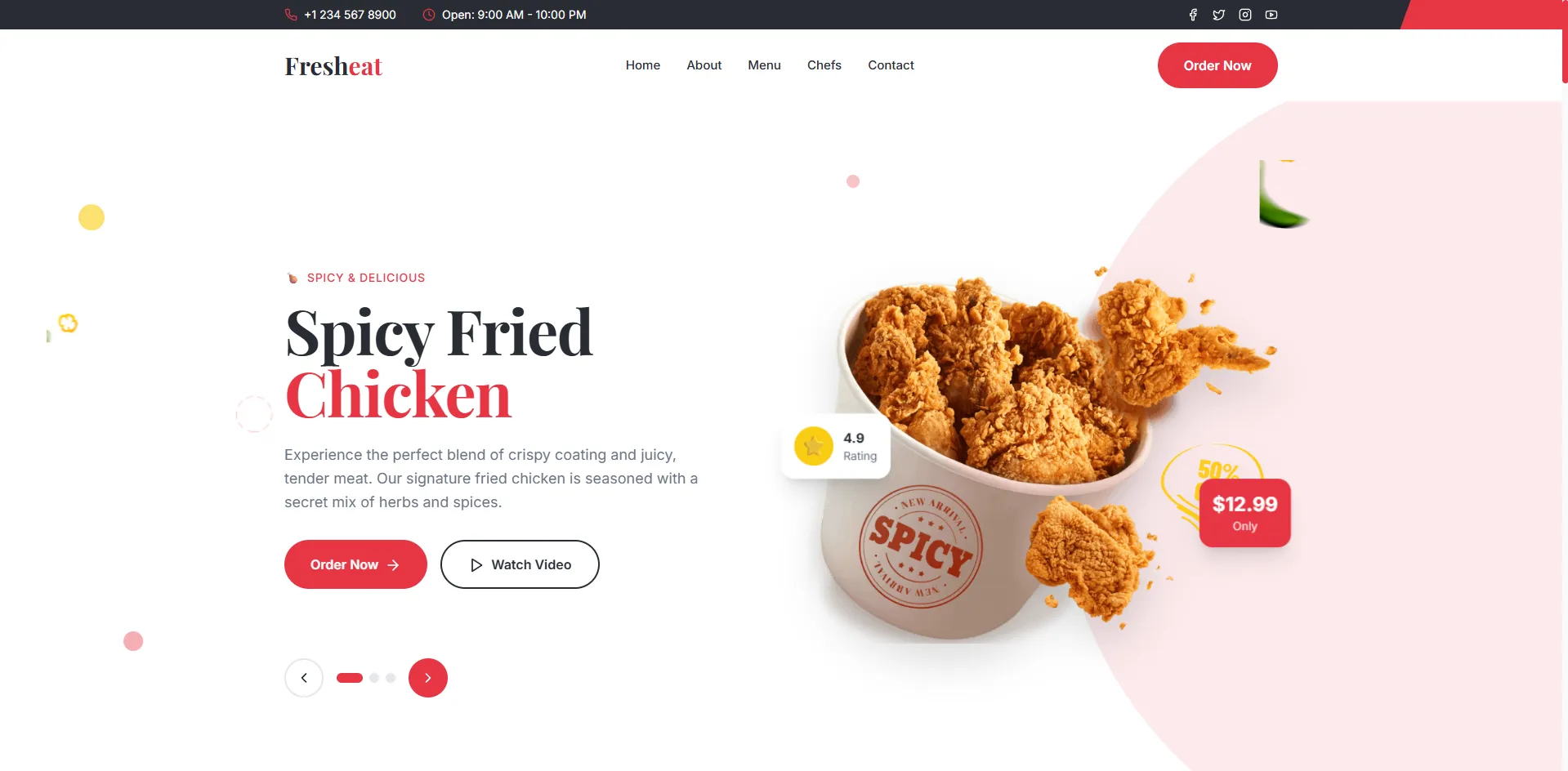 Restaurant Website Demo